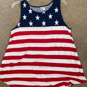 Old Navy American flag tank top